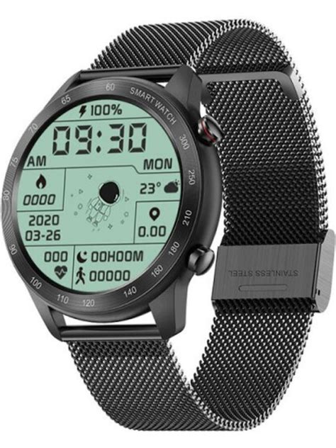 WearFit Pro MX5 Smartwatch με Παλμογράφο Black Steel Skroutz gr