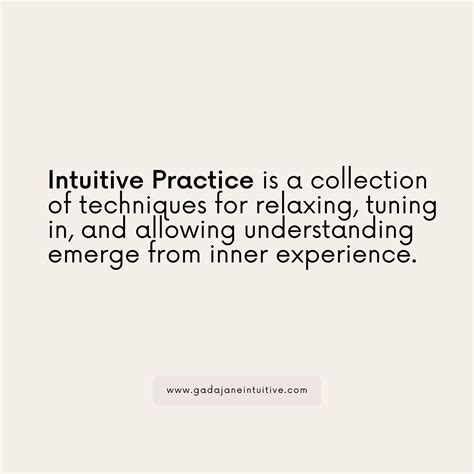 What Is Intuitive Practice?