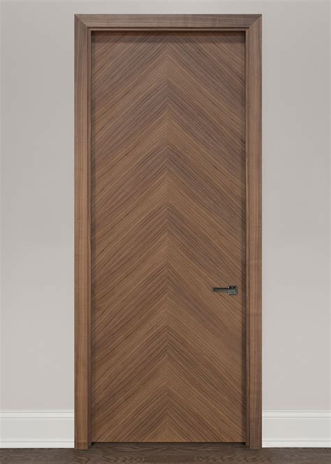 Modern Interior Modern Interior Door Custom Single Wood Veneer