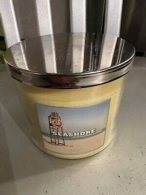 Bath Body Works SLATKIN Co SEASHORE 3 WICK 14 5 Oz CANDLE NEW