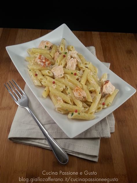 Pennette Al Salmone E Formaggio Cremoso Cucina Passione E Gusto