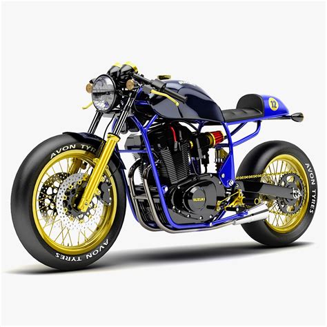 Suzuki Cafe Racer D Model