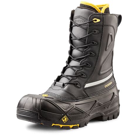 Terra Crossbow Waterproof Winter Safety Boot With Composite Toe Blac