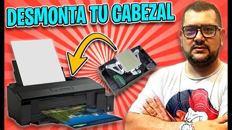 Como DESMONTAR El Cabezal De Una IMPRESORA Epson L1800 PASO A PASO