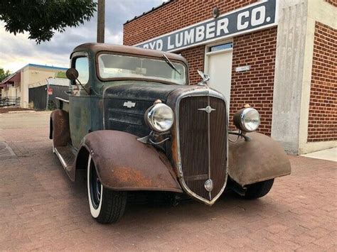 1936 Chevy Pickup Truck Hot Rod Rat Rod Shop Truck Restomod Patina Ride