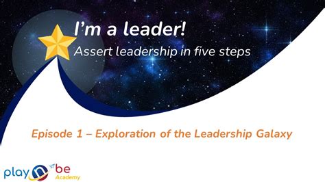 Exploring the Leadership galaxy - Play'n'Be