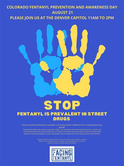 Colorado Fentanyl Prevention And Awareness Day Rally End Overdose