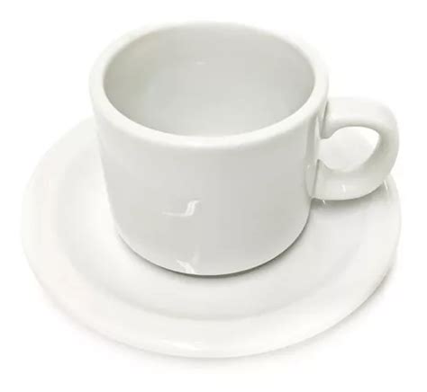 Set X Taza Pocillo Cafe Plato Porcelana Tsuji L Nea