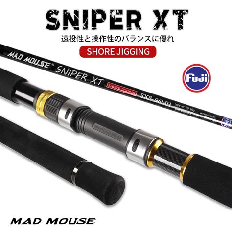 Madmouse Sniper Xt M Fuji Parts High Carbon Shore Jigging Rod Jig