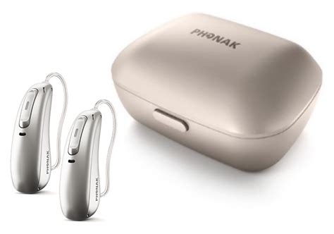 Phonak Audeo Paradise P90 RIC Hearing Aids (Pair) with Charger Case ...