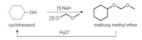 Answered Nah Oh Ci Cyclohexanol Methoxy Methyl Ether