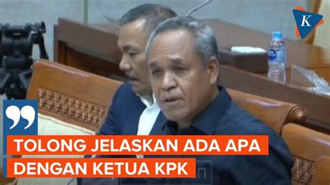 DPR Minta Penjelasan KPK Soal Masalah Hilangnya Firli Dan Pelaporan