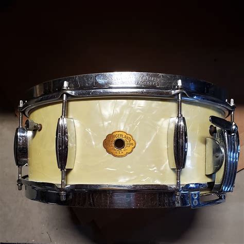 Slingerland Krupa Radio King X Lug Solid Maple Snare Reverb