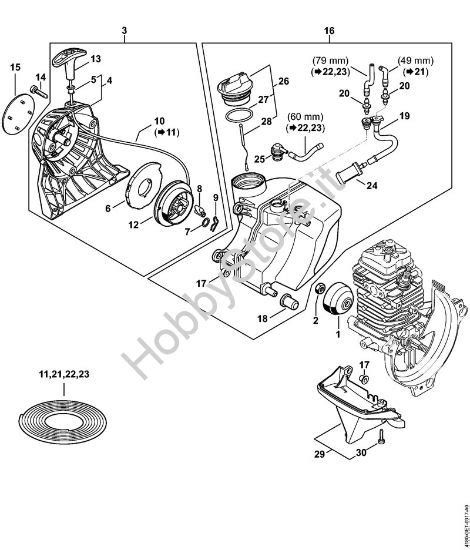 Dispositivo Di Avviamento Serbatoio Carburante FS 111 Categoria FS