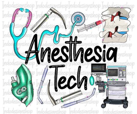 Anesthesia Tech Png Sublimation Design Anesthesia Tech Png Etsy