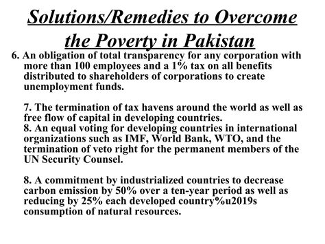 Poverty In Pakistan Ppt