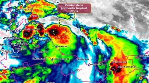 Depresi N Tropical Tres Evoluciona A Tormenta Chris Impactar A