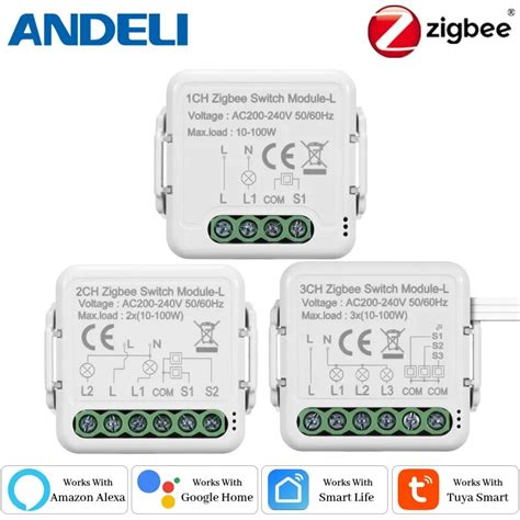 Tuya Vida Inteligente Zigbee Diy Inteligente M Dulo Interruptor De