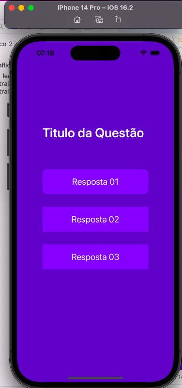 Projeto Conectando os botões e ajustando cantos arredondados iOS