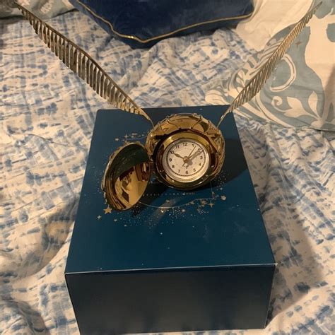 Pottery Barn Teen Accents Harry Potter Golden Snitch Clock Poshmark