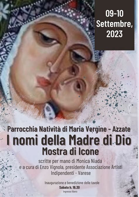 Mostra Di Icone I Nomi Della Madre Di Dio Comunit