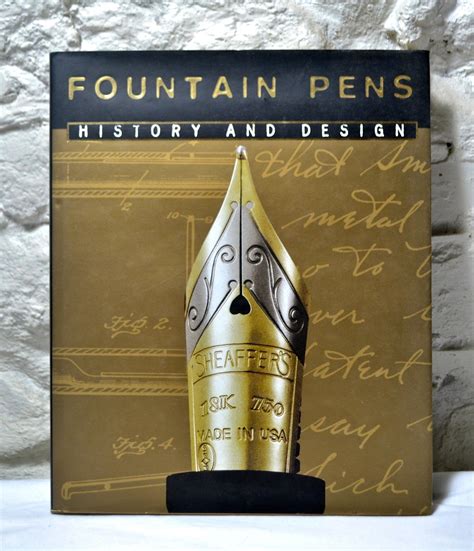 Fountain Pens History And Design Oversized Illustrated Etsy In 2020