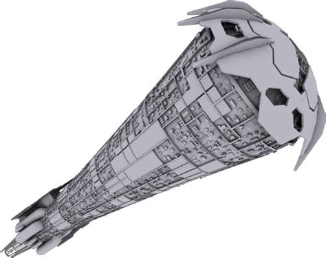 titan spaceship ship 3d model