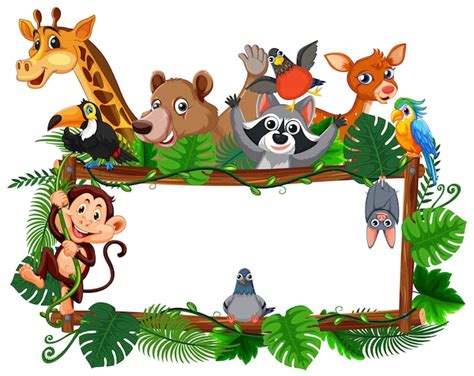 Jungle Animals Clipart Images - Free Download on Freepik