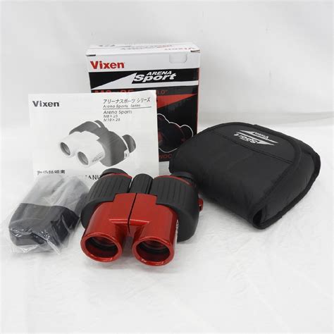 1円 極 Vixen ビクセン 双眼鏡 アリーナスポーツ M8×25 レッド 11498648 0214 ビクセン ｜売買されたオークション