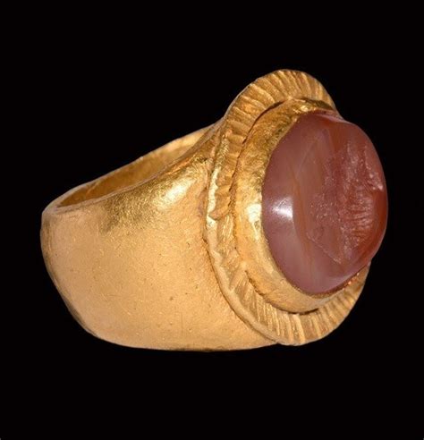 Ancient Roman Gold roman ring - (1) - Catawiki