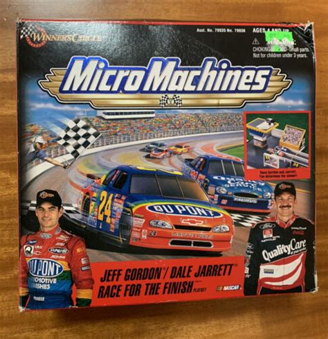 Micro Machines Jeff Gordon Dale Jarrett Race For The Finish NASCAR