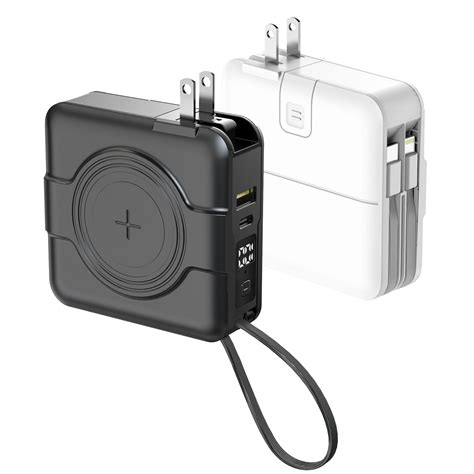 Multi Purpose Portable 10000mah Power Bank 5 In 1 With Foldable Stand