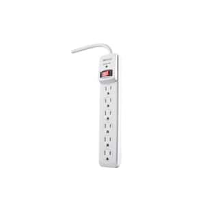 Ge Outlet Power Strip With Integrated Circuit Breaker And Ft