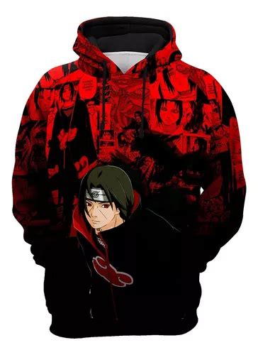 Moletom Blusa Itachi Uchiha Hq Akatsuki Anime Full Ref