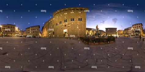 360° view of Piazza Della Signoria - Alamy