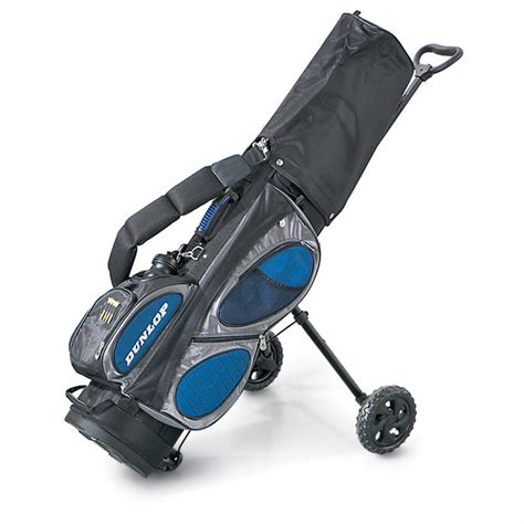 Dunlop® Golf Bag With Built In Pull Cart 95359 At Sportsmans Guide