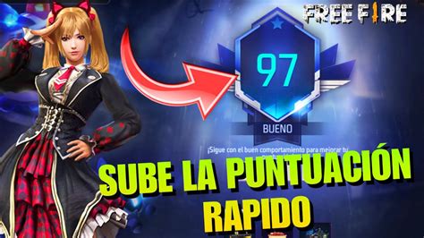 COMO SUBIR LA PUNTUACIÓN DE HONOR RÁPIDO en FREE FIRE YouTube