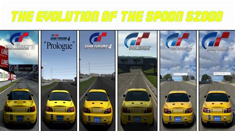 The Evolution Of The Spoon S2000 Race Car In Gran Turismo GT3 GT6