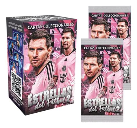 Caja 30 Sobres Cartas Estrellas Del Fútbol 2 MercadoLibre