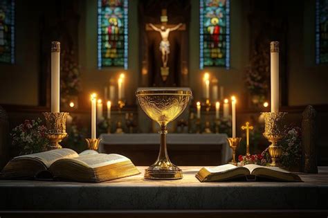 comunhao calice igreja altar cristianismo religiao simbolo espiritual