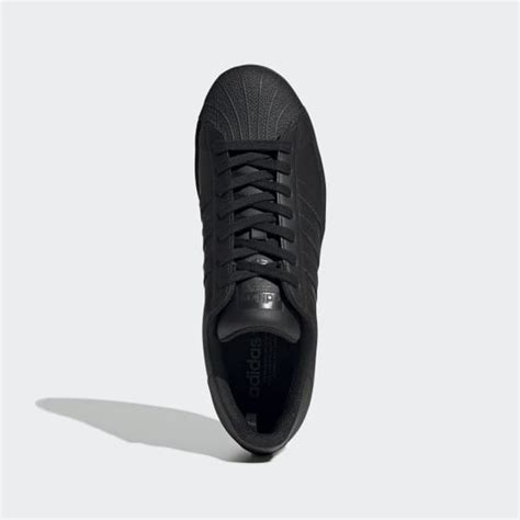 Superstar All Black Shoes Adidas Uk