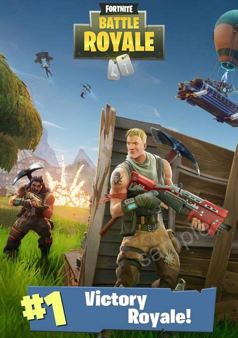 Fortnite Battle Royale Poster Size A3 Free Postage Party Poster 11th