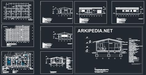 Bungalow House Section View Plan Arkipedia En