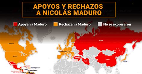 El Mapa Mundial De Apoyos Y Rechazos Al Régimen De Nicolás Maduro En Venezuela Infobae