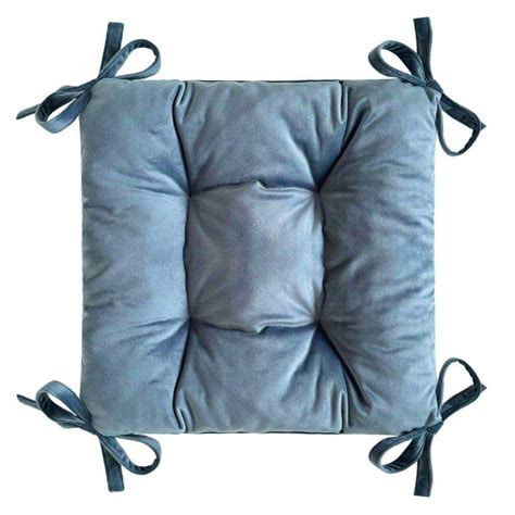 Подушка на кресло велюр 30х30х8 см голубой (993759) — купить на EVA.UA ...