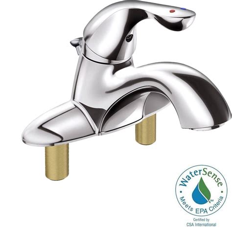 Delta Classic In Centerset Single Handle Bathroom Faucet With Metal