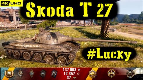 World Of Tanks Škoda T 27 Replay 10 Kills 4 9k Dmg Patch 1 6 1 Youtube