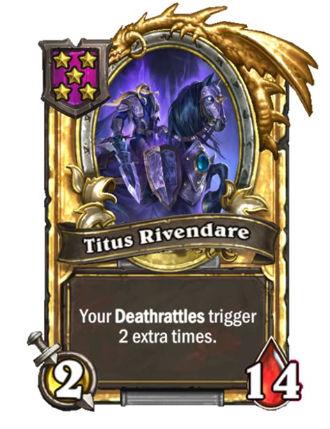 Titus Rivendare New Hearthstone Wiki