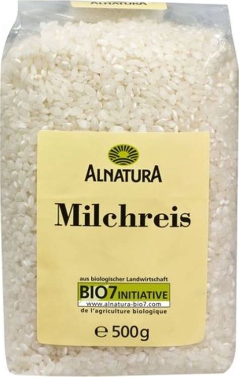 Alnatura Bio Milchreis 500 g Piccantino Onlineshop Österreich