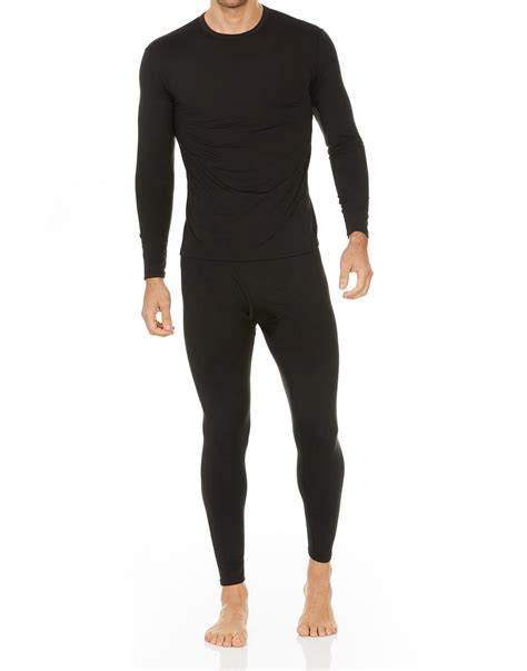 Thermajohn Long Johns Thermal Underwear For Men Crewneck Set Xs 4xl